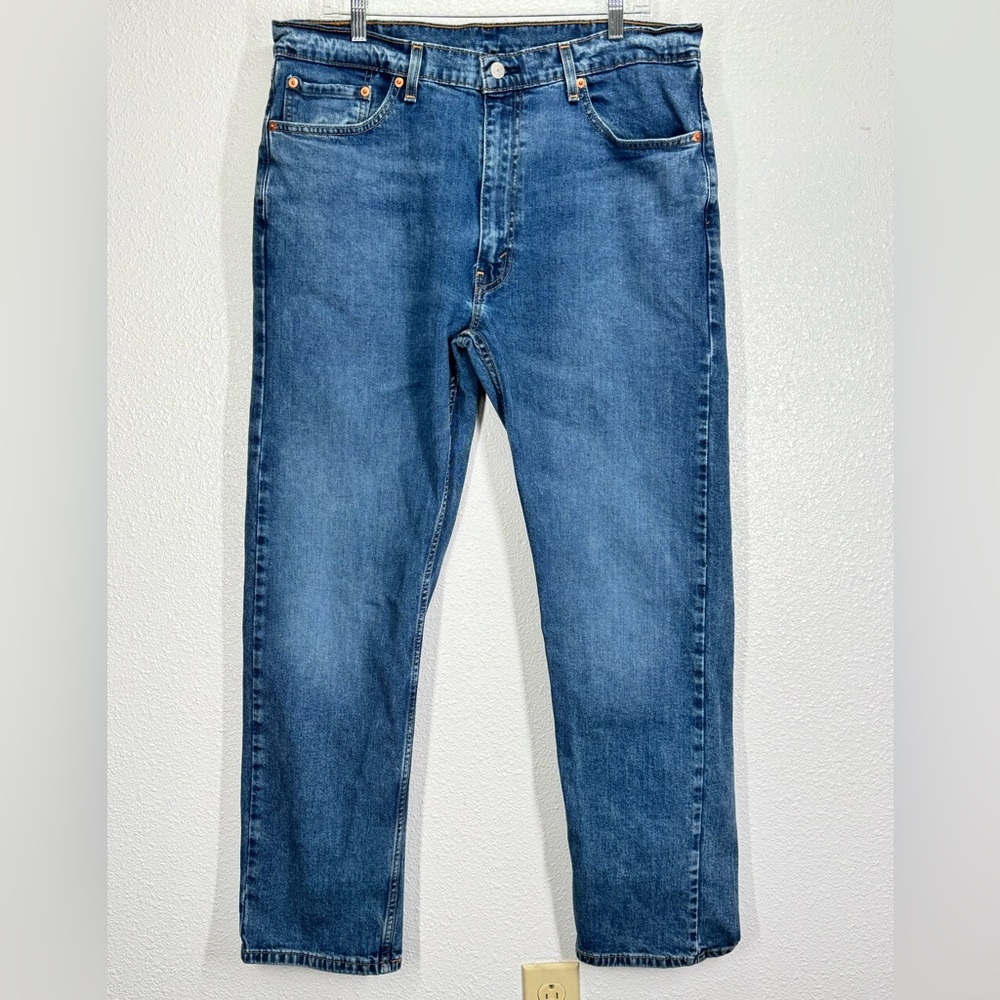 Levi's Classic Straight Denim Regular Fit Jeans 505 38x32 Style # 00505-1936